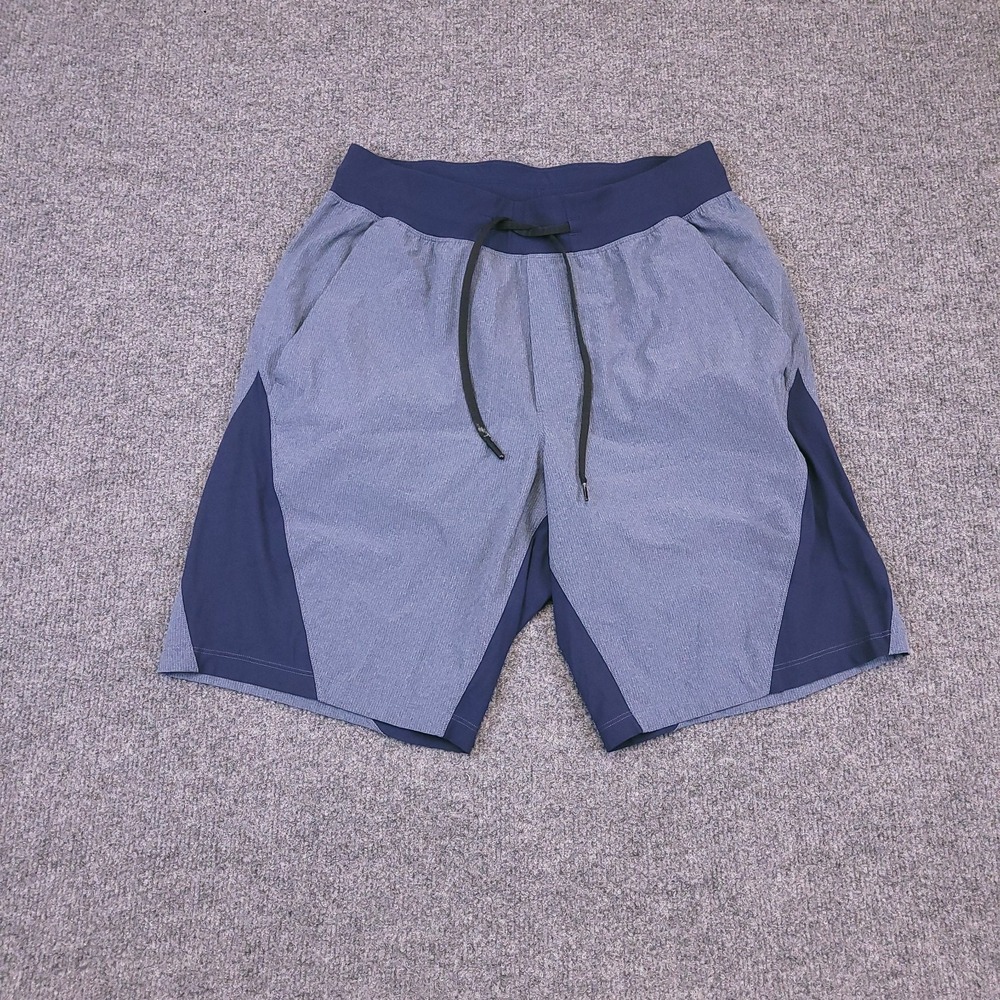 Lululemon Pace Breaker Shorts Mens M (28x9) Blue Liner Athletic Running Gym